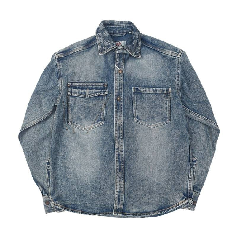 Men's Denim Shirt Jacket Mune Fashion