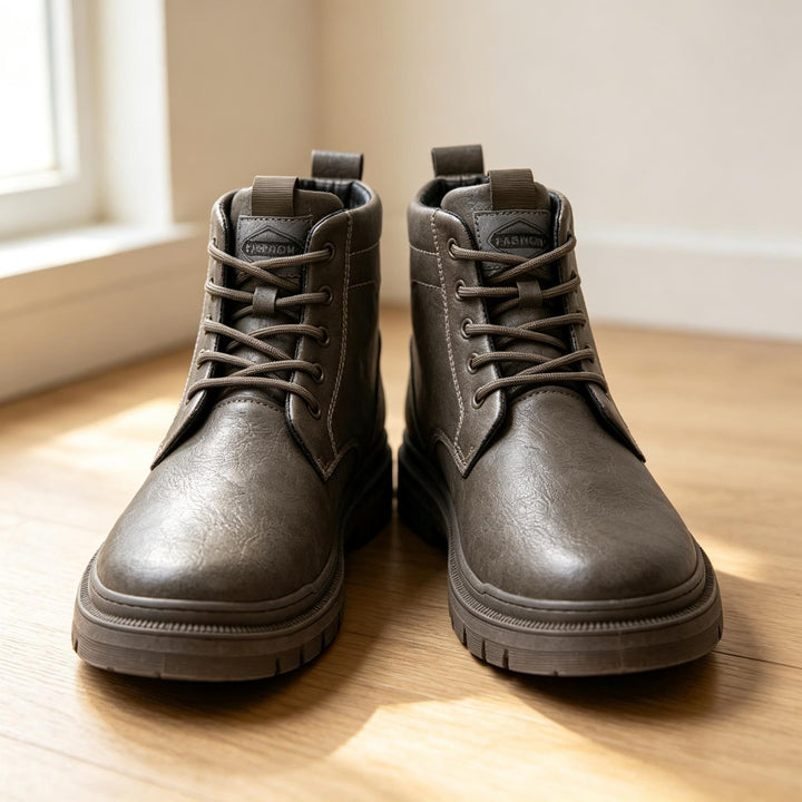 Men's Robust and Stylish Leather Boots Mune Fashion
