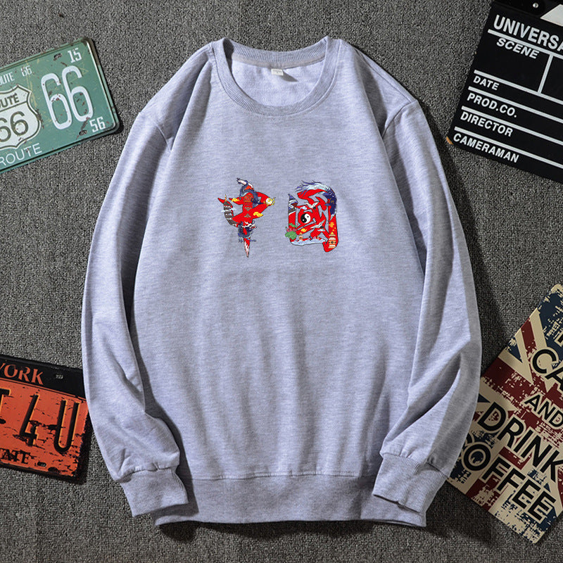 Unisex Oversized Sweatshirt with Round Neck and Subtle Graphic Application Mune Fashion