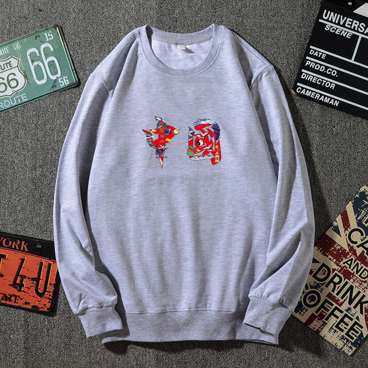 Unisex Oversized Sweatshirt with Round Neck and Subtle Graphic Application Mune Fashion