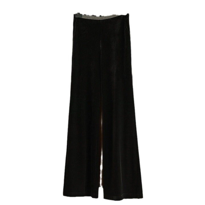 Women Elegant and flowing velour pants Drune