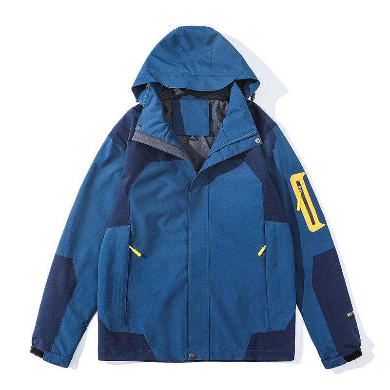 Men's lightweight softshell hoodie with fleece lining and arm pocket Mune Fashion
