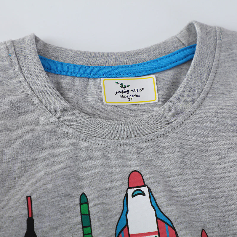 Boys T-shirt with rocket motifs Mune Fashion