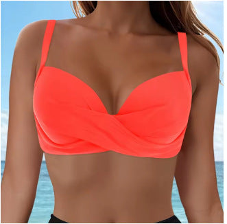 Ladies Elegant Bikini Top with Wrap Design Mune Fashion