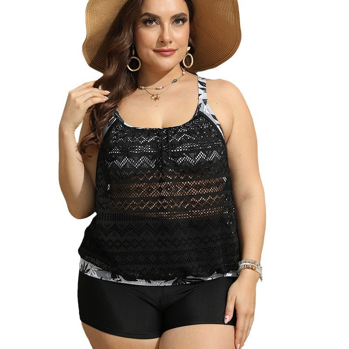 Damen Tankini-Set mit floralem Muster und bequemen Shorts Echo Archiv