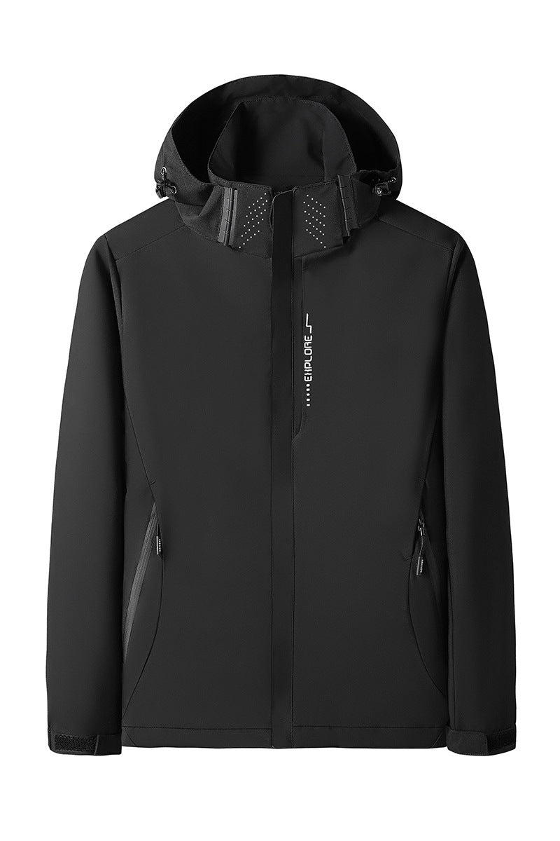 Women's Softshell Outdoor Jacket with removable hood, windproof membrane and breathable mesh lining Mune Fashion