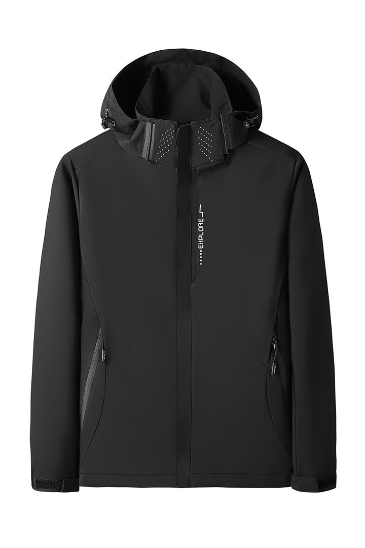 Women's Softshell Outdoor Jacket with removable hood, windproof membrane and breathable mesh lining Mune Fashion