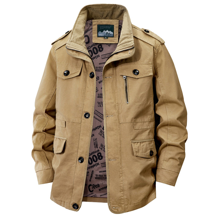 Men's leisure jacket with numerous pockets Mune Fashion