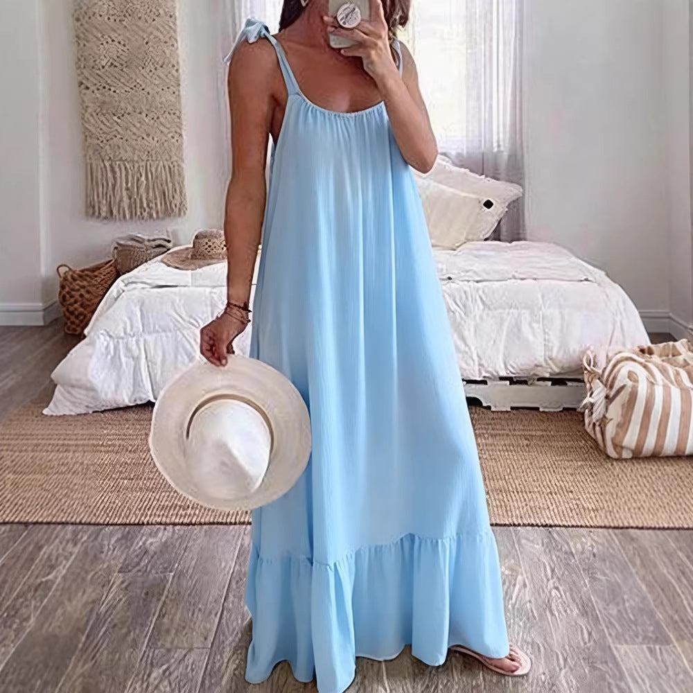 Women's maxi dress with strapless design Mune Fashion