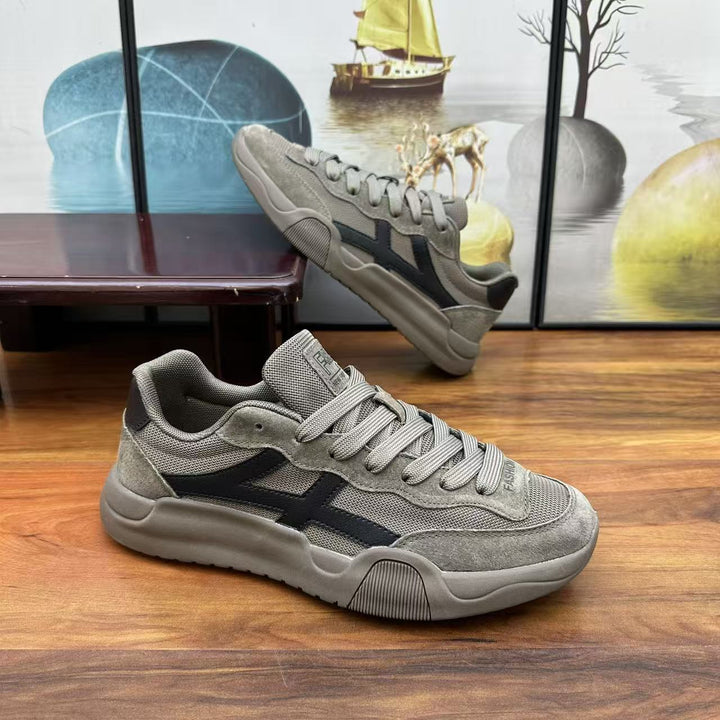 Men's Urban Casual Sneaker made of suede and mesh mix with ergonomic cushioning sole Mune Fashion