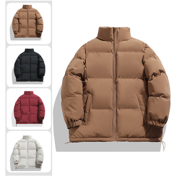 Men's ultra-warm quilted functional jacket with high stand-up collar, drawstring hem and elastic cuffs Mune Fashion