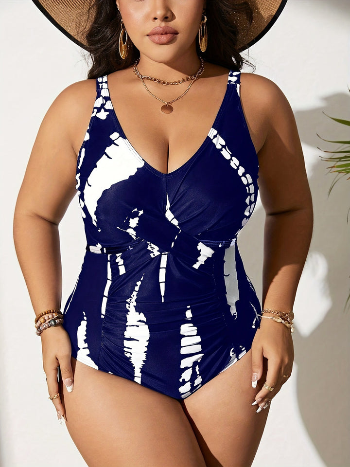 Women's stylish swimsuit with sophisticated gathering Mune Fashion