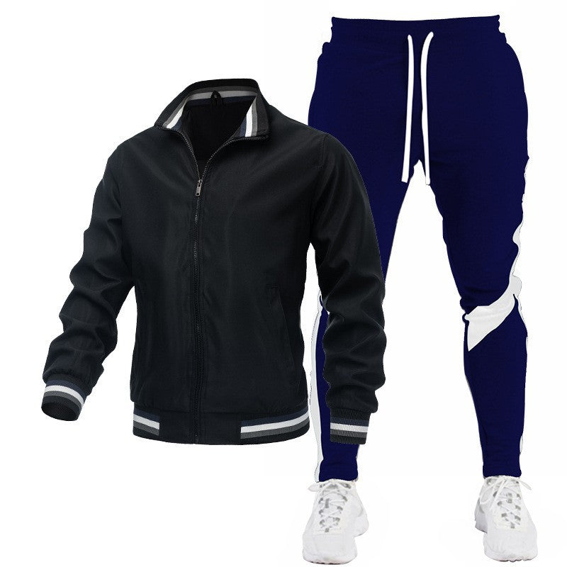 Men's Sporty Track Jacket and Jogging Pants Set Mune Fashion