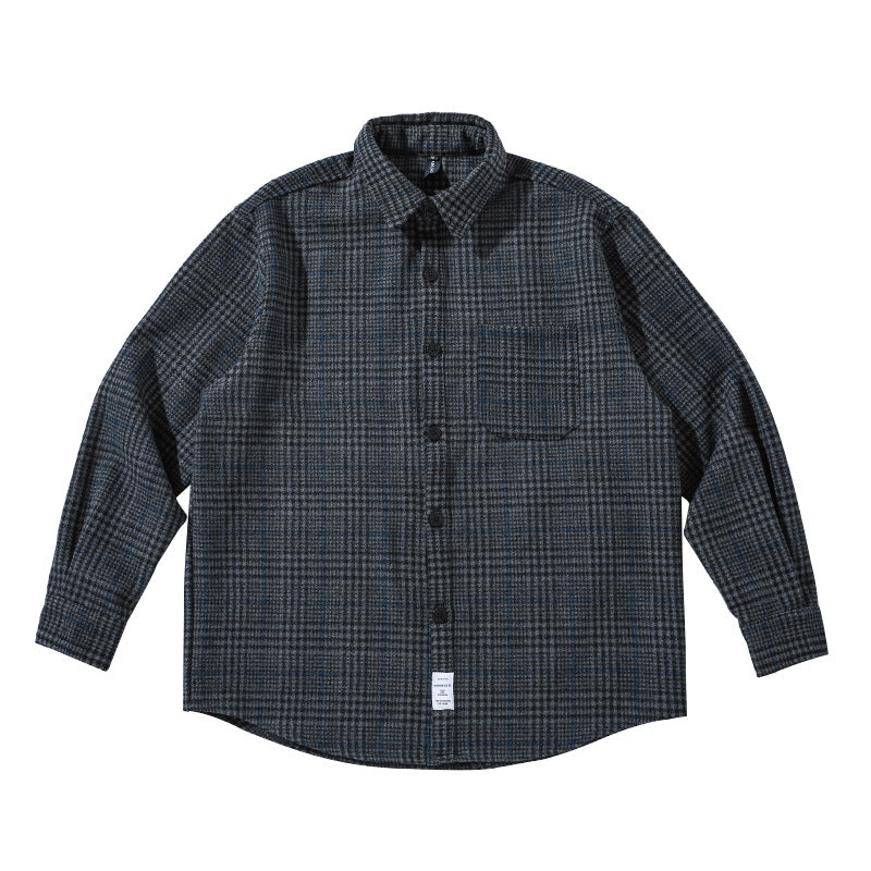 Men's Casual Check Shirt Mune Fashion