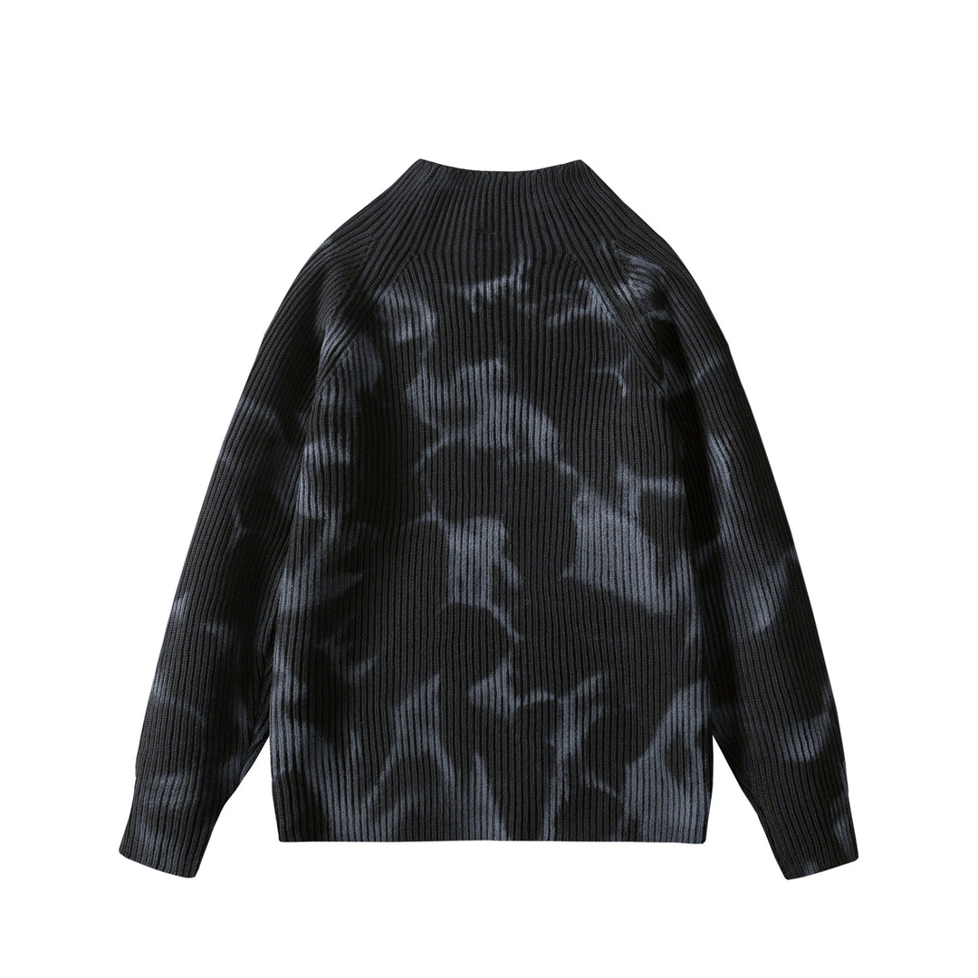 Ladies' Stylish Sweater with Elegant Marble Pattern Mune Fashion