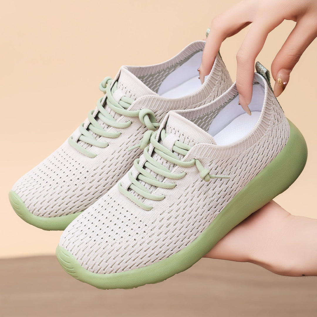 Women's sporty casual sneakers with elastic mesh upper Mune Fashion