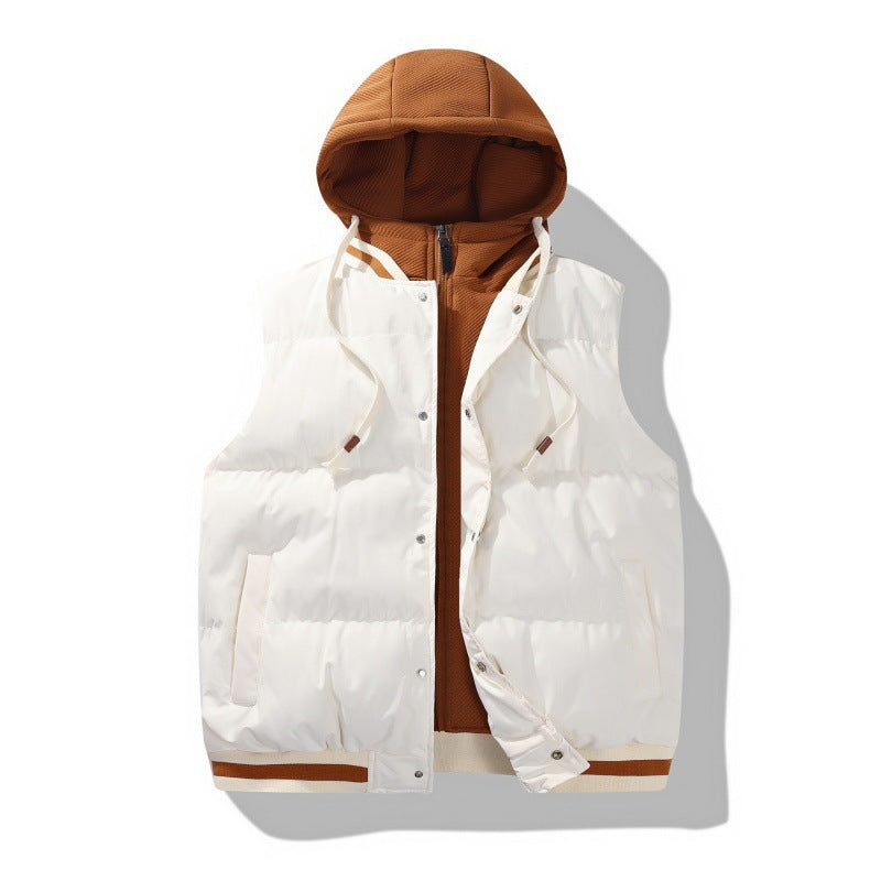 Women's multifunctional padded vest with hood Mune Fashion