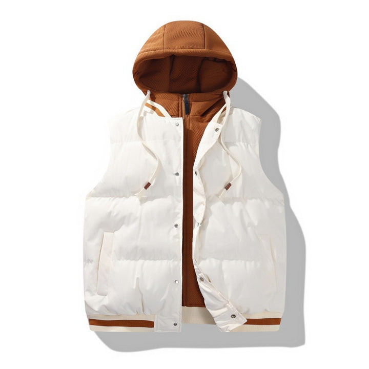 Women's multifunctional padded vest with hood Mune Fashion