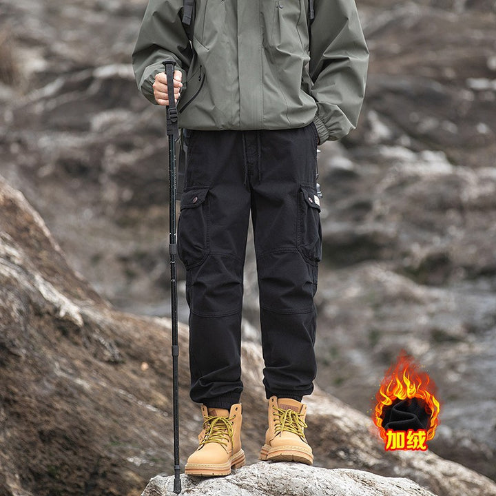 Men's Tactical Cargo Jogger with Stretch Insert, Drawstring Waistband and Flap Pockets Mune Fashion