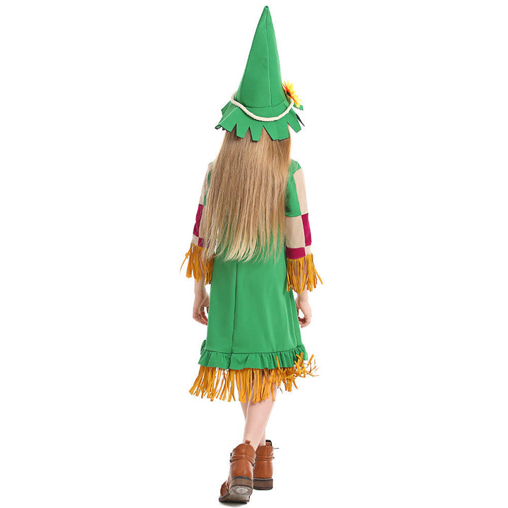 Girl Scarecrow Costume Mune Fashion