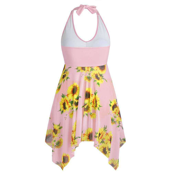 Women’s beach dress with playful flower design Mune Fashion