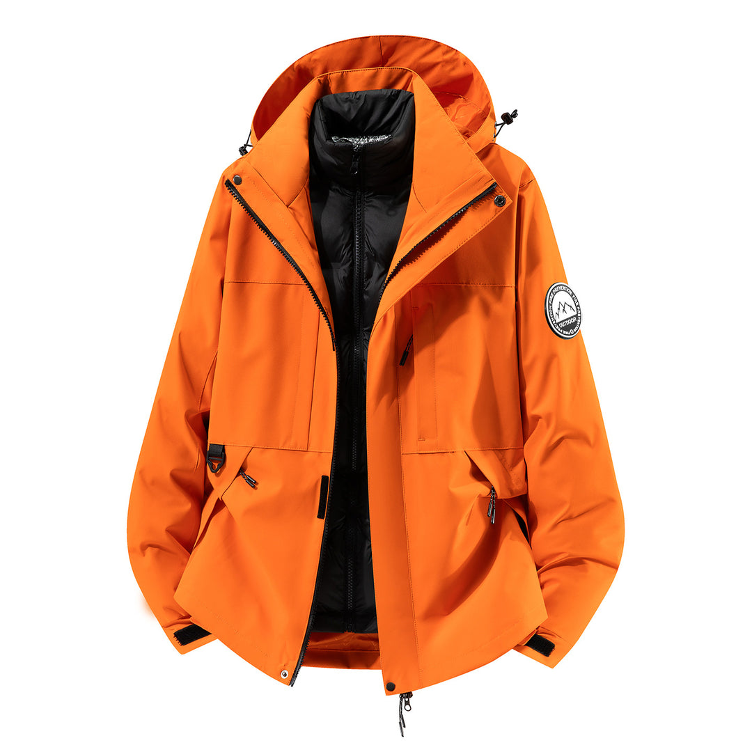 Men's two-layer hardshell parka with removable padded vest and technical hood Mune Fashion