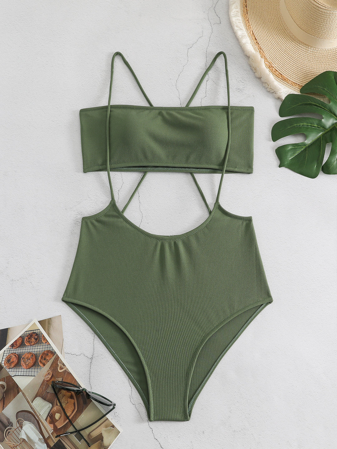 Womens Sporty High-Cut Bikini Mune Fashion