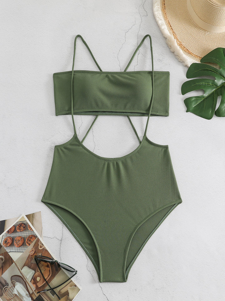 Womens Sporty High-Cut Bikini Mune Fashion