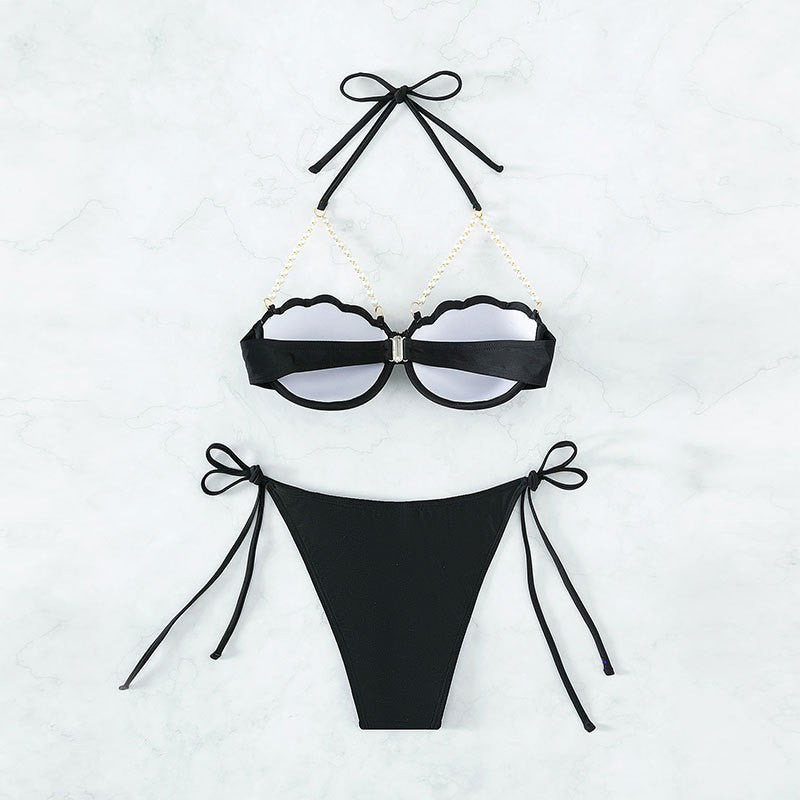 Women's Push-Up Bikini with Shell Design Mune Fashion