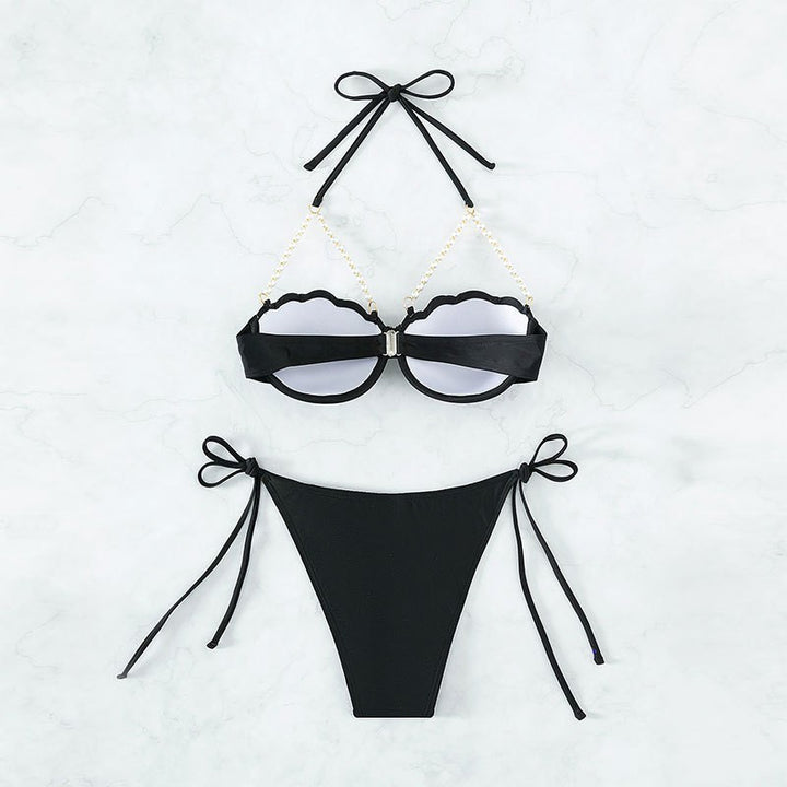 Women's Push-Up Bikini with Shell Design Mune Fashion