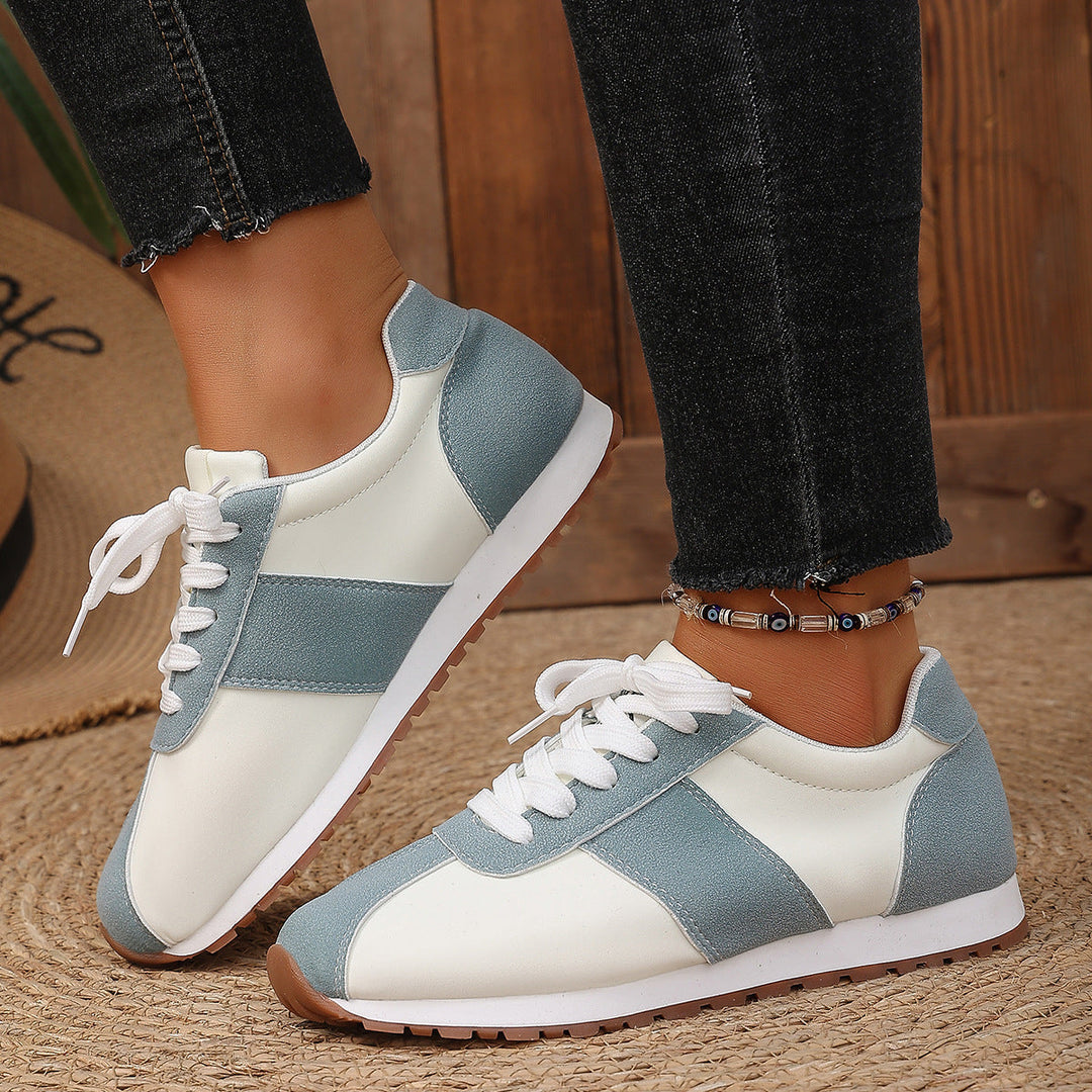 Ladies sporty casual sneakers with durable upper material and non-slip sole Mune Fashion