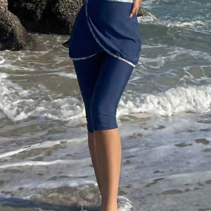 Women’s Fashionable UV Protection Swimsuit with Asymmetrical Cut Mune Fashion