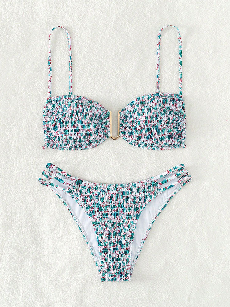 Ladies Bikini set with sophisticated design and fashionable strap details Mune Fashion