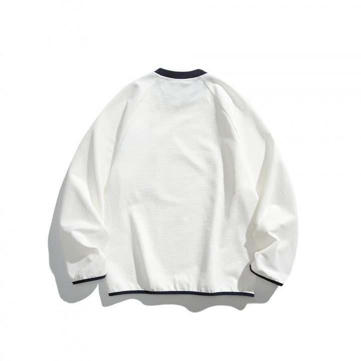Unisex Oversize Sweatshirt with contrasted chest pocket and raglan sleeves Mune Fashion