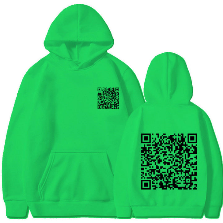 Women's Sporty Hoodie with QR Code Mune Fashion
