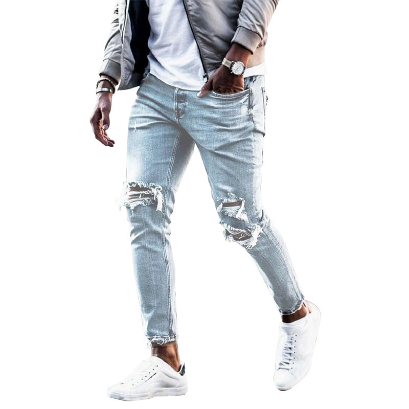 Men's Ripped Jeans in a modern Used-Look with a casual fit Mune Fashion