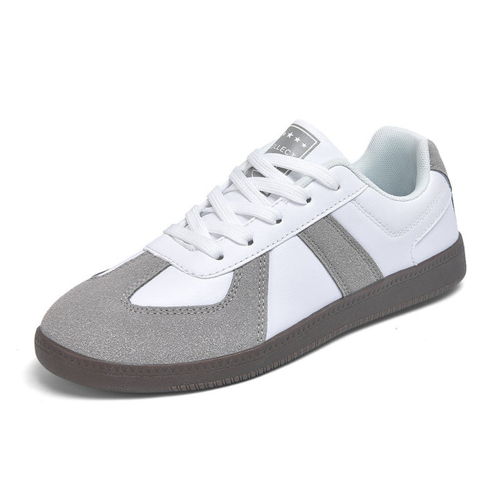Unisex nan urban Tennis sneaker with suede overlays, padded heel collar, and vulcanized rubber sole Mune Fashion