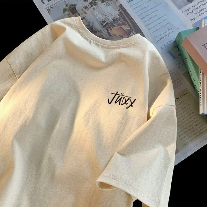 Unisex Casual Oversized T-Shirt with Creative Print Mune Fashion