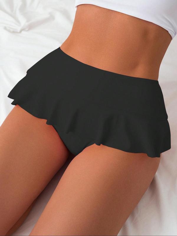 Women's swimsuit set with elegant ruffle and high waist Mune Fashion