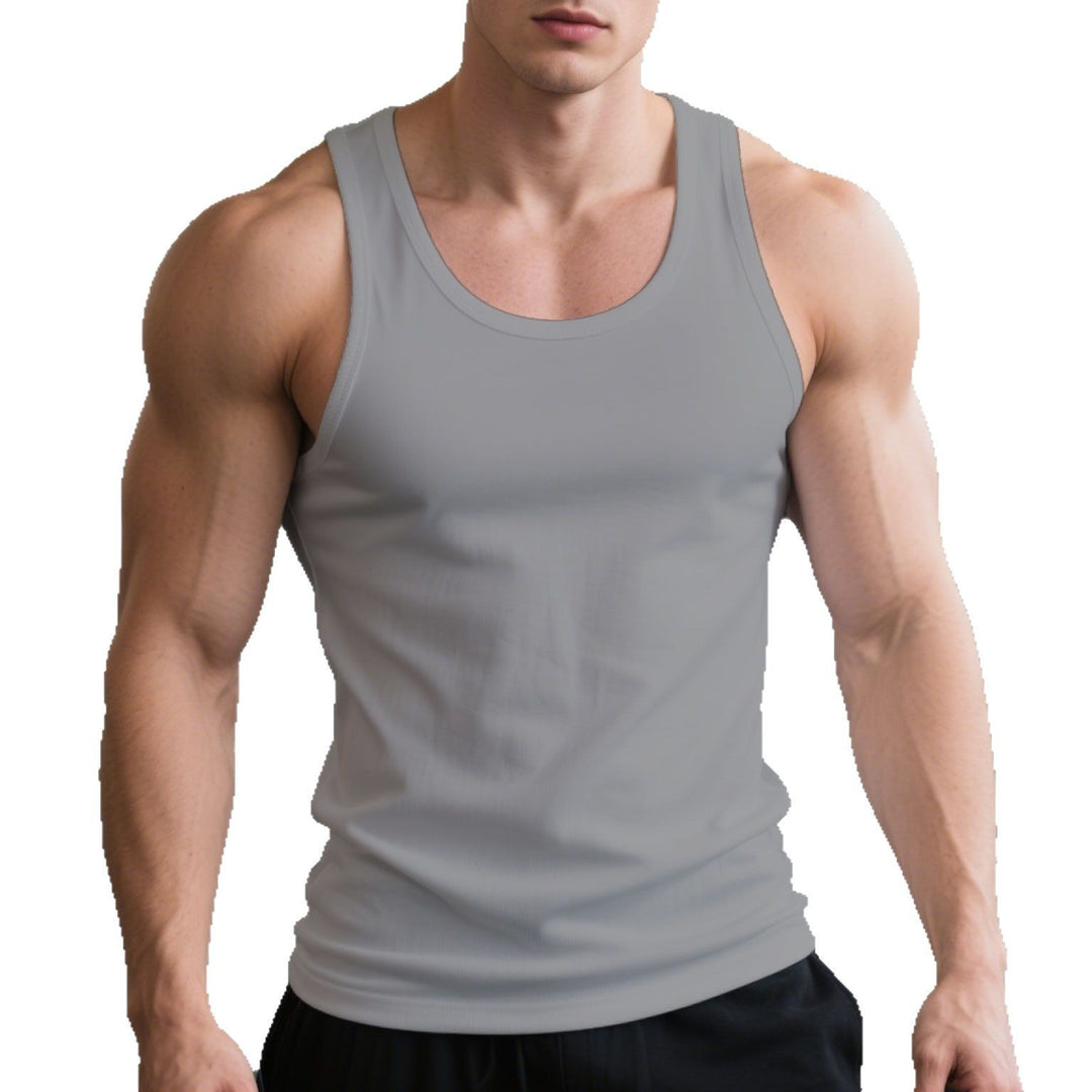 Men's contouring tank top for strength training with deep armholes and stretch comfort Mune Fashion
