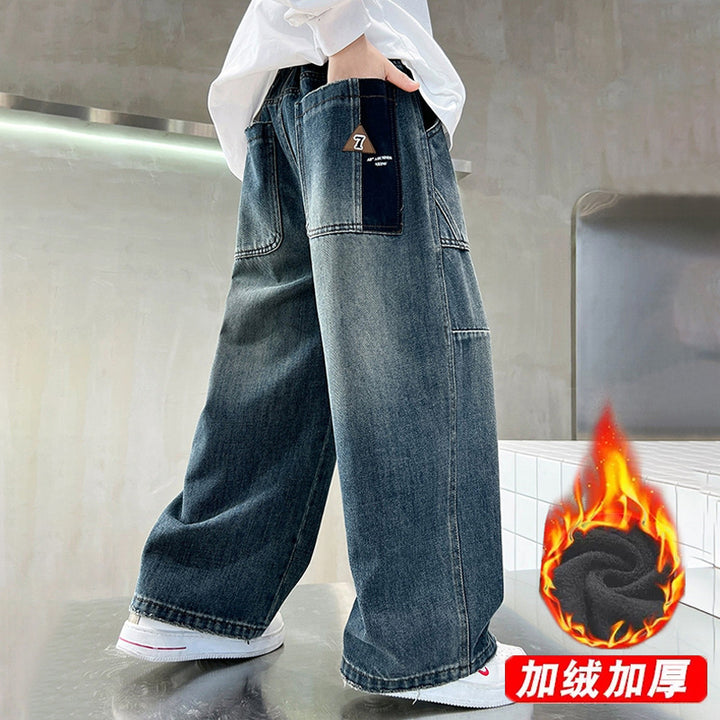 Unisex loose Utility Jeans with deep pockets Mune Fashion