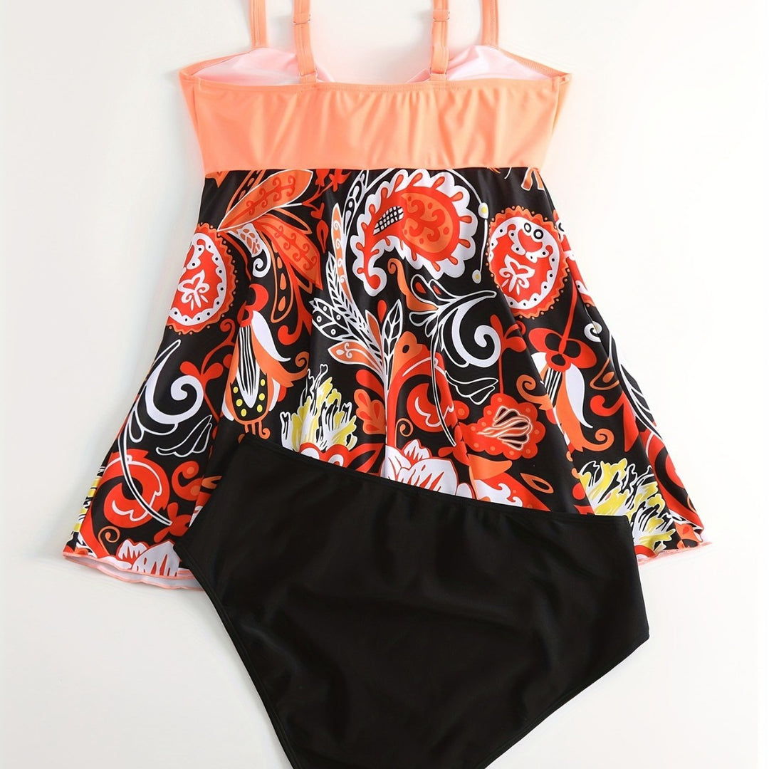 Women's Tankini Set with playful print and stylish details Mune Fashion