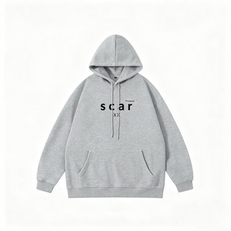 Unisex Oversize Hoodie with Kangaroo Pocket and Minimal Front Print Mune Fashion