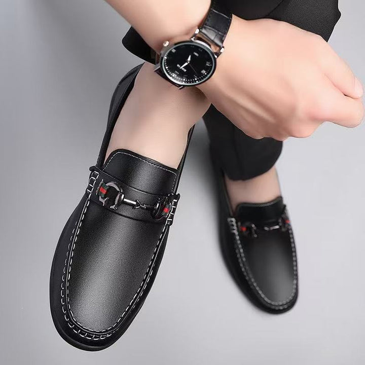 Men's Elegant Leather Moccasins Mune Fashion