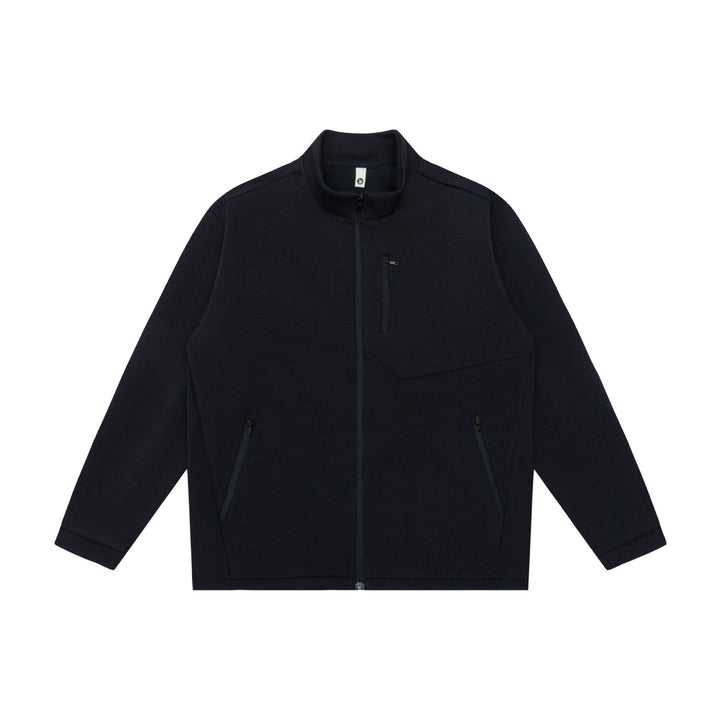 Unisex Minimalistic Short Jacket with Stand-Up Collar and Functional Zipper Pockets Mune Fashion