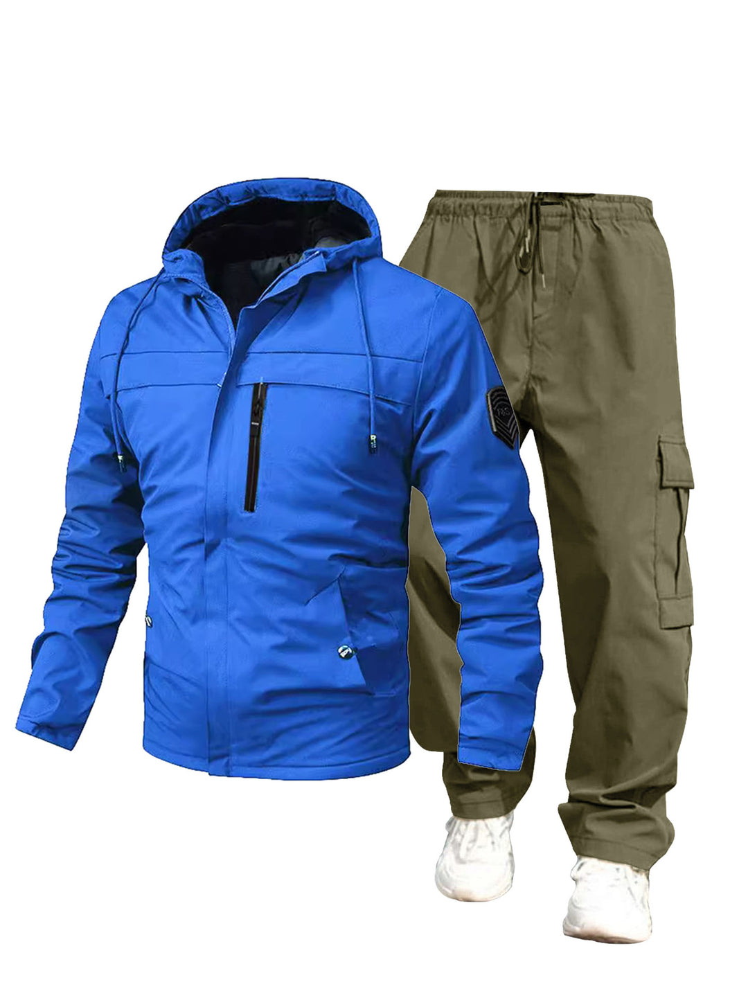 Men's Waterproof Outdoor Jacket and Cargo Pants Mune Fashion