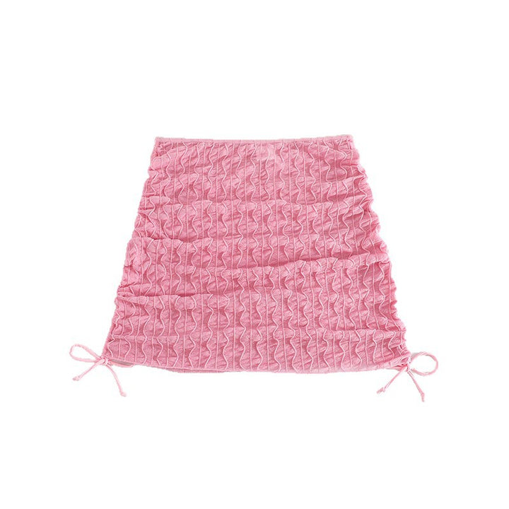 Women's Ruffle Shorts with Adjustable Ties Mune Fashion