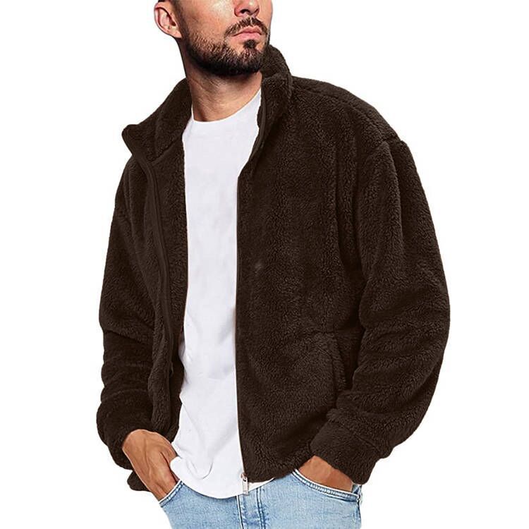 Men's Fleece Jacket with Soft Inner Lining and Practical Pockets Mune