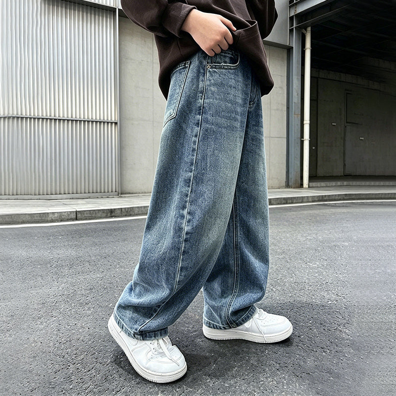 Men's loose denim jeans with casual fit Mune Fashion