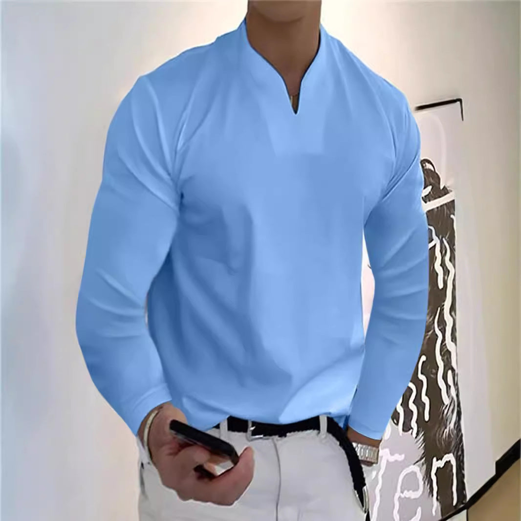 Men's Casual Long Sleeve Shirt Mune Fashion